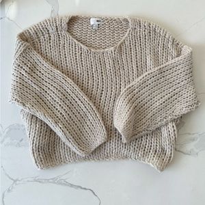 Amuse Society Desert Skies Chunky Knit Sweater